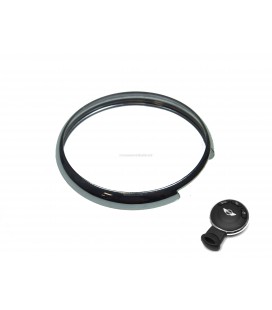 anello cromato argento per telecomando mini