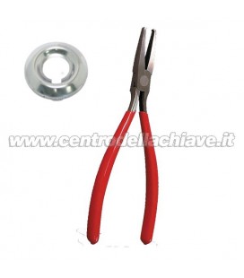 pinza per rimozione calotte serrature