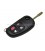 Chiave a scatto con telecomando Jaguar 4 tasti non originale 