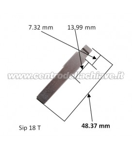 lama chiave per telecomandi fiat/lancia/abarth/alfa romeo 552418T