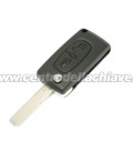 chiave/telecomando 2 tasti Peugeot 207/307- 6490EE - 6490EF