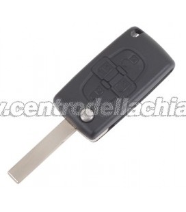 chiave/telecomando 4 tasti Peugeot 807 - 6490Z4/5 - 6554Z5