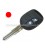chiave/telecomando 2 tasti Chevrolet Spark con transponder rosso non visibile