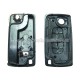 guscio 2 tasti chiave flip Citroen/Peugeot - senza lama chiave - batteria sul guscio
