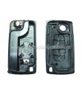 guscio 2 tasti chiave flip Citroen/Peugeot - senza lama chiave - batteria sul guscio