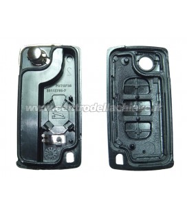 guscio 3 tasti chiave flip Citroen/Peugeot
