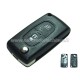 guscio 2 tasti chiave flip Citroen/Peugeot senza lama chiave