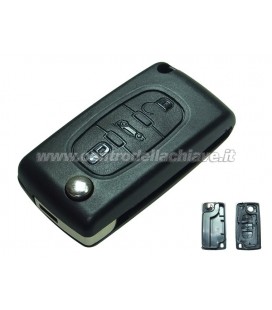 guscio 3 tastic chiave flip Citroen/Peugeot