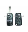 guscio 4 tasti chiave flip Citroen/Peugeot - HU83 - batteria sul guscio