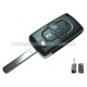 guscio 4 tasti chiavel peugeot/citroen VA2 - batteria sul guscio