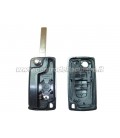 guscio 3 tasti chiave flip Citroen/Peugeot - VA2 - batteria sul guscio