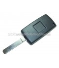 guscio 4 tasti chiave flip Citroen/Peugeot - VA2 - batteria sul guscio (con sede per logo)