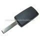 guscio 3 tasti chiave flip Citroen/Peugeot - HU83 - batteria sulla scheda elettronica