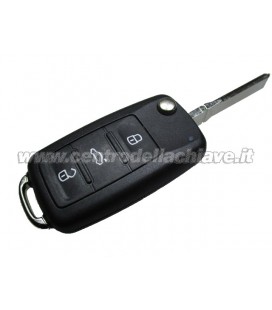 chiave/telecomando VW 2 tasti - 5KO 837 202 AD