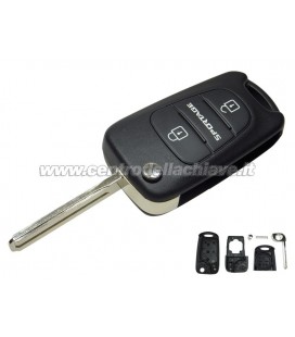 guscio a scatto Kia 3 tasti