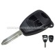 3 button remote case Chrysler/Jeep