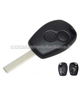 guscio telecomando Renault/Dacia 2 tasti (lama non inclusa/per lama originale)