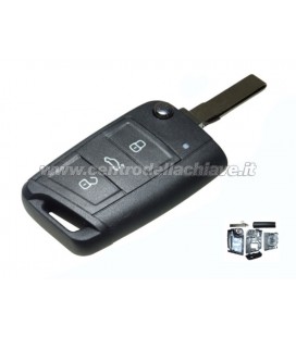 guscio Volkswagen Golf 3 tasti con lama