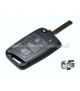 guscio Volkswagen Golf 3 tasti con lama 2