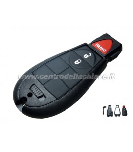 guscio ad inserimento 3  tasti per Jeep/Chrysler/Dodge/Lancia