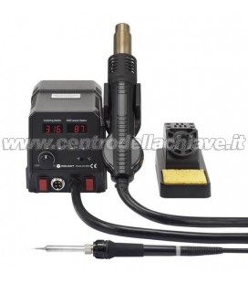 Soldering/desoldering station combined