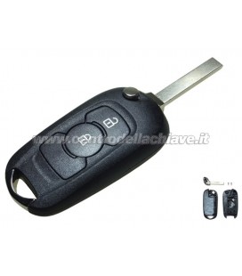 guscio a scatto Opel 2 tasti