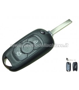 guscio a scatto Opel 3 tasti