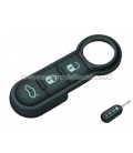 gommina 3 tasti Fiat/Lancia/Abarth/Iveco/Citroen/Peugeot - tasti bianchi