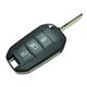 guscio a scatto Citroen/Peugeot 3 tasti
