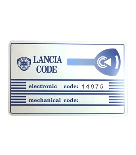 CODICE PIN LANCIA