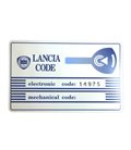 CODICE PIN LANCIA